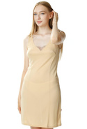 Elegancka halka damska Virginia pod sukienkę 6199  beżowy - Mewa