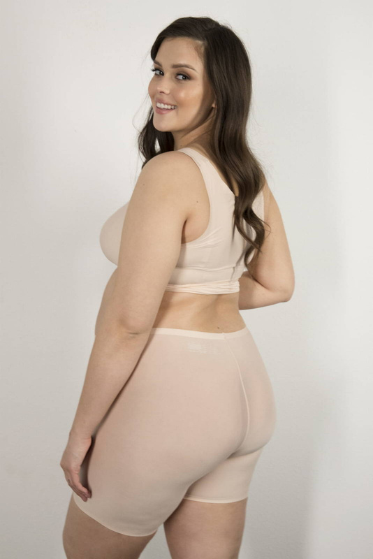 Beżowe bokserki ciążowe Julimex BERMUDY MAMA FLEXI-ONE S-XL