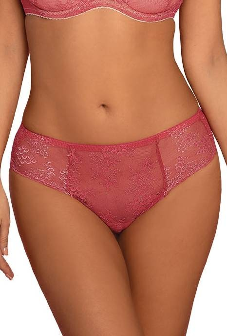 Koralowe koronkowe figi VENA VF-432