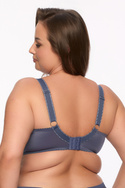 Biustonosz półusztywniany Sonia MAXI 1058 jeans- Gaia