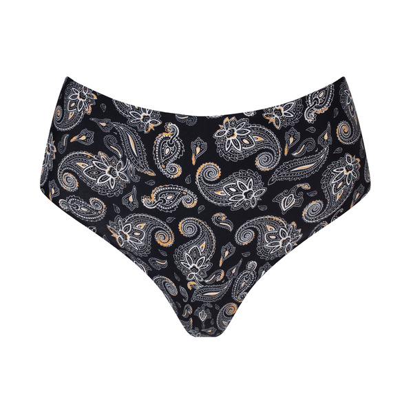 Wysokie stringi Julimex PAISLEY STRING MAXI