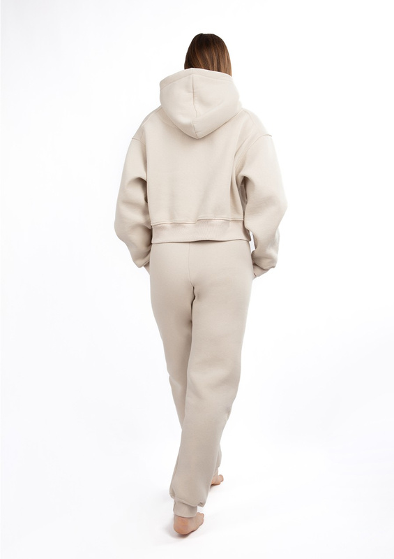 Ciepły komplet dresowy, bawełniany Dk-k-b16 jasny róż Dkaren