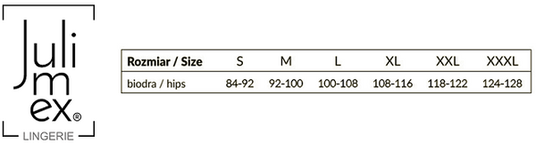 Figi z głębszym wycięciem pośladków Julimex SCOTCH BRASIL