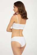 Gatta mini bikini Kiki bezszwowe białe
