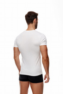 Biały bawełniany T-shirt męski BP005