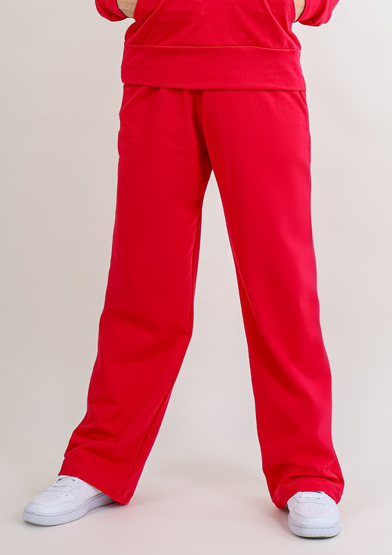 Spodnie DK-K-B8 - malina bawełna - Dkaren