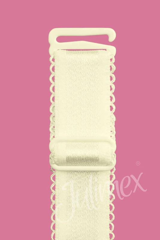 Wymienne ramiączka materiałowe RB-402 RAMIĄCZKA '14 MM' ECRU