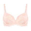 Koronkowy biustonosz push-up VENA VB-1181 w kolorze pudrowego różu