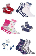 Skarpety dziewczęce Gatta / Wola 6-11 lat mix kolorystyczny