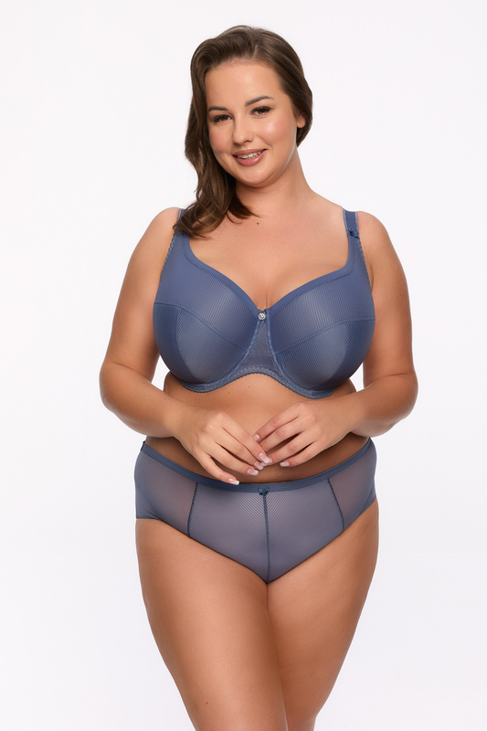 Biustonosz półusztywniany Sonia MAXI 1058 jeans- Gaia