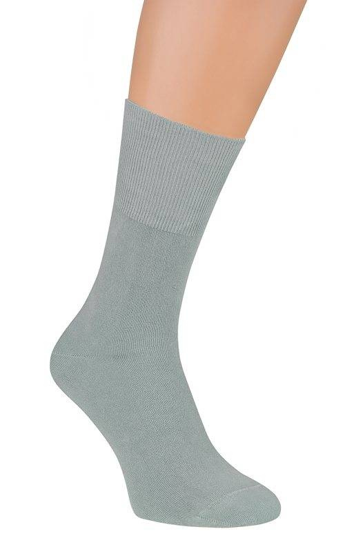 Długie  skarpetki bambusowe Skarpol 10 POPIELATE