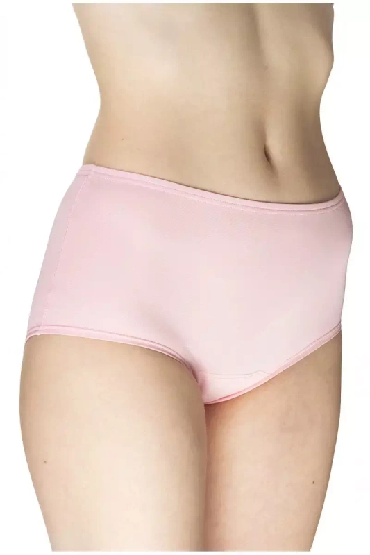 Klasyczne majtki damskie z wciąganą gumką Mewa 6340 Eliza w kolorze różowym