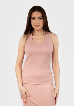 Bokserka DK-K-P2 - puder bawełna prążki  - Dkaren