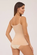 Beżowa koszulka Gatta Camisole-bezszwowa na wąskich ramiączkach