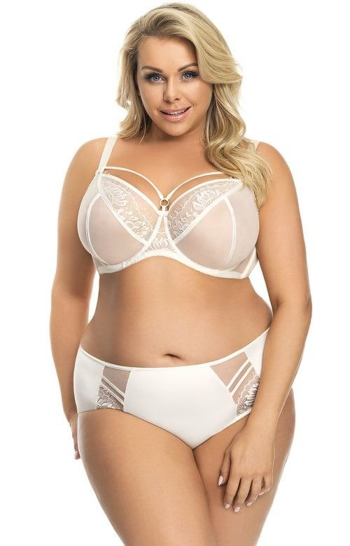 Miękki biustonosz K496 PARADISE ecru - Gorsenia