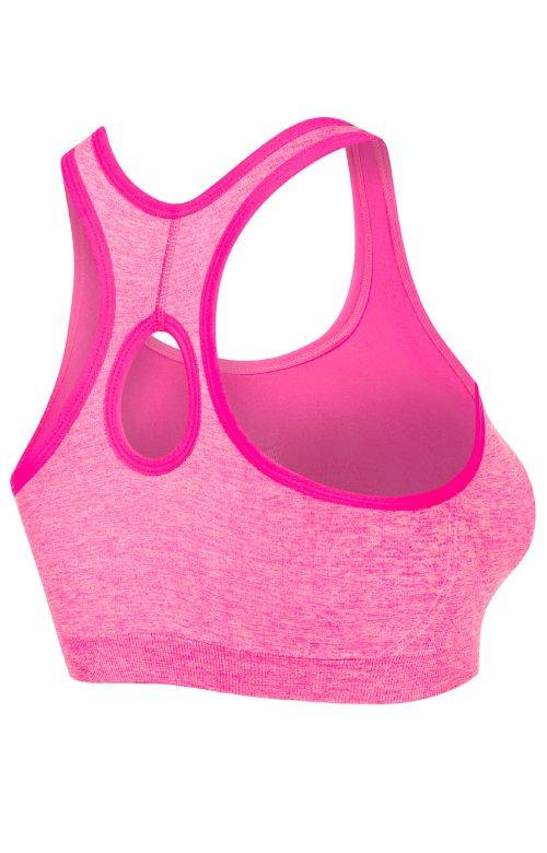 Różowy sportowy biustonosz Julimex SKIP