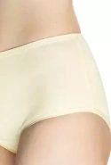 Klasyczne majtki damskie z wciąganą gumką Mewa 6340 Eliza w kolorze ecru