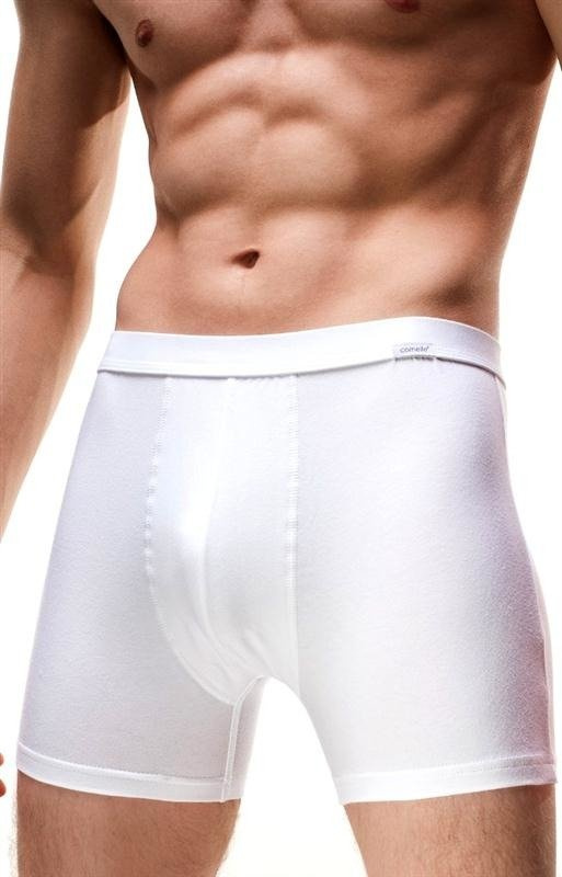 Gładkie bokserki Cornette Authentic jeansowy