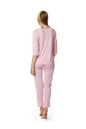 Dwuczęściowa jedwabna piżama damska Mewa 6202 Vivien