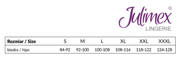 Bezszwowe figi Julimex Hipster z koronkowym pasem