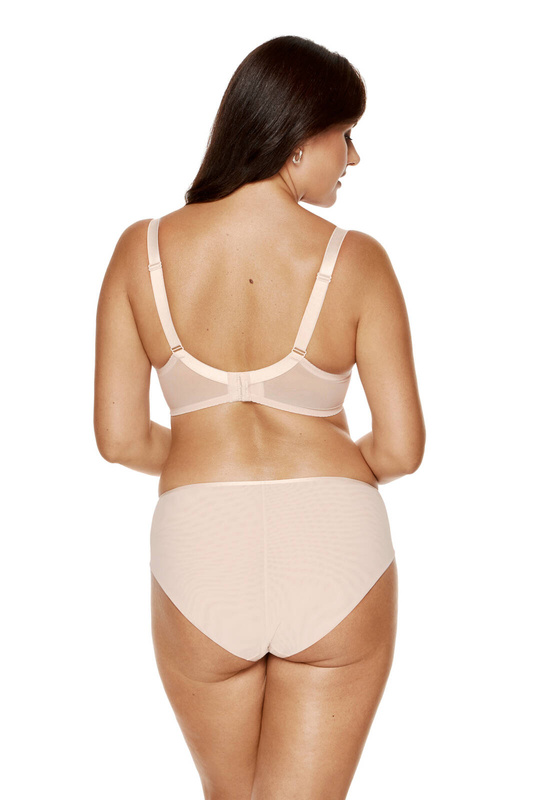 Biustonosz półusztywniany - pudrowy róż (CHARME/B3) - Gorteks