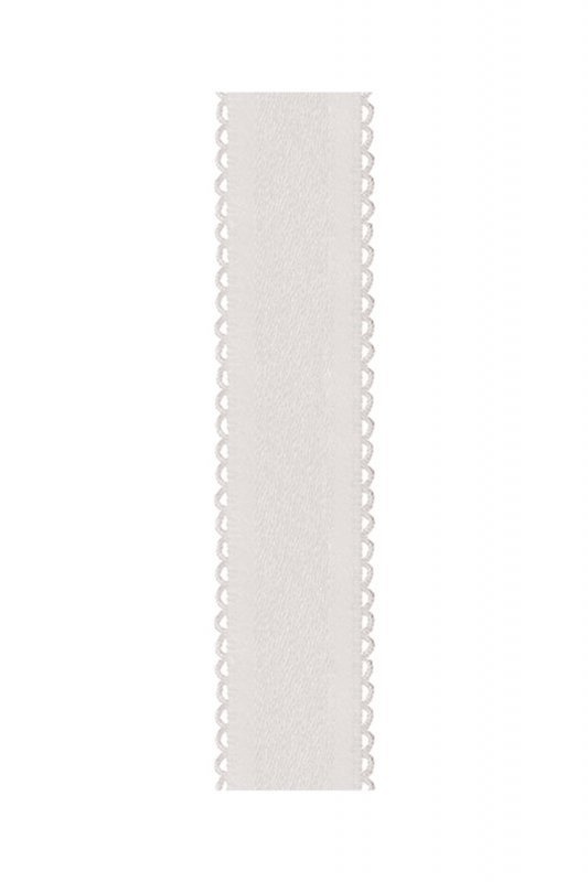 Materiałowe wymienne ramiączka RB-400 RAMIĄCZKA '14 MM' BIAŁE