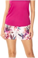 Spodenki z jedwabiu Vistex  w kolorowe kwiaty Mewa Larissa 86662
