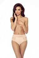 Majtki damskie koronkowe Zula 5024 Beżowy - Lapinee