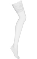 Białe pończochy Obsessive 810-STO-2