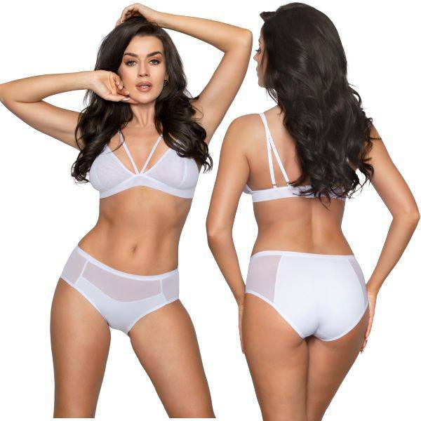 Białe figi damskie Babell 178