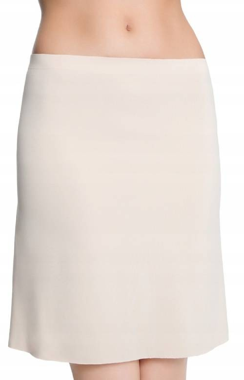 Gładka, bezszwowa półhalka Julimex - Soft & Smooth beżowa