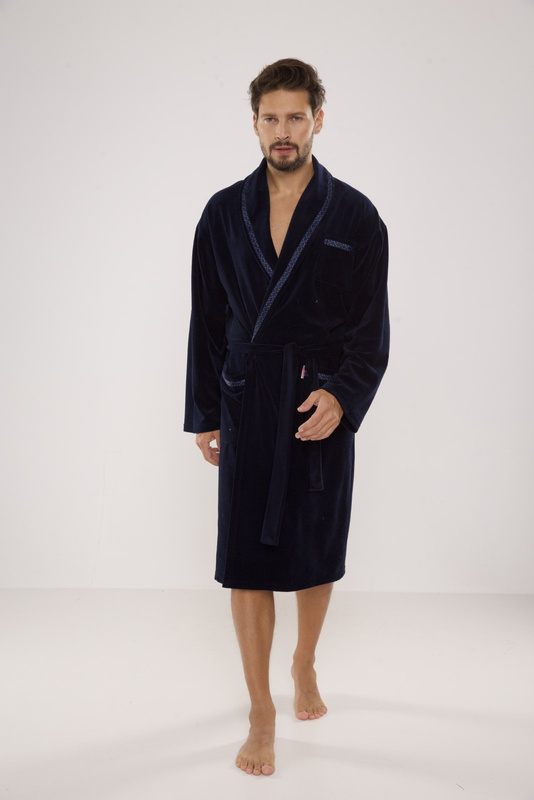 Ciepły szlafrok męski De Lafense Ronaldo 666