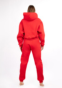 Ciepły komplet dresowy, bawełniany Dk-k-b16 czerwony Dkaren