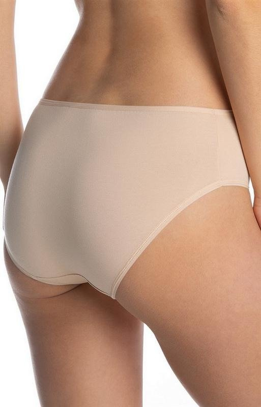 Granatowe bawełniane figi damskie Lama - 400 Bikini