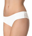 Białe figi z koronkowym tyłem Julimex Tanga brasil