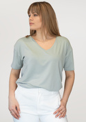 Luźna koszulka damska Babell PATTY MIĘTA 