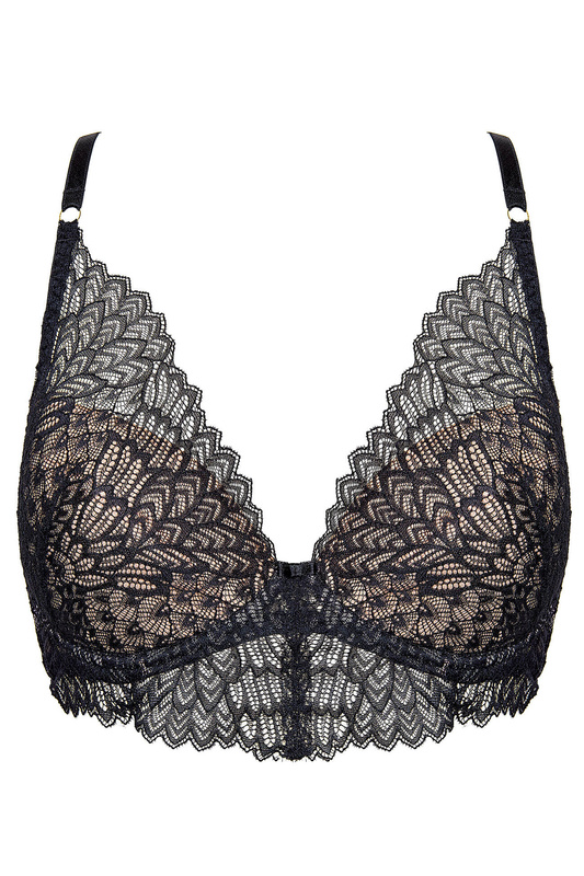 Celeste biustonosz push-up - czarny (CELESTE/B1) - Gorteks