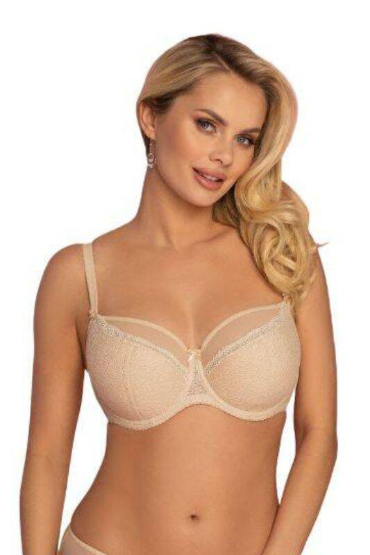 Półusztywniany beżowy biustonosz Vena VB-323