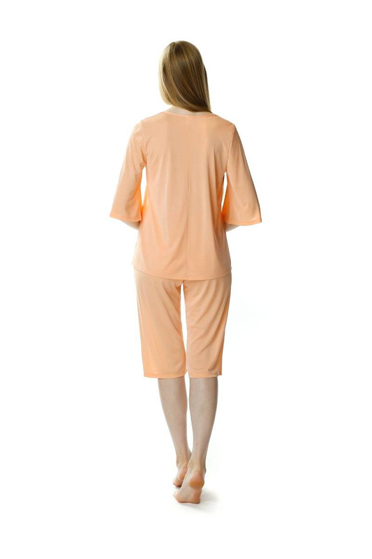 Dwuczęściowa jedwabna piżama damska Mewa 6377 Dagmara