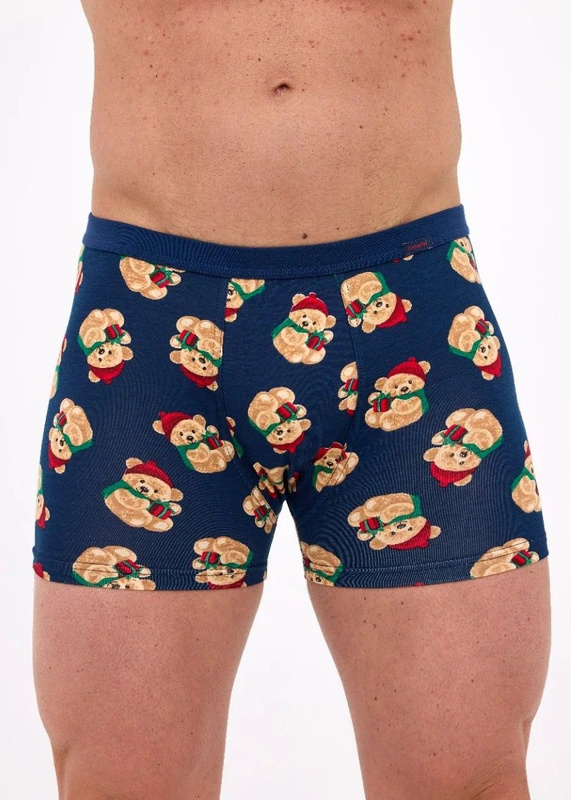 Świąteczne obcisłe bokserki męskie Cornette BS 007/83 Teddy