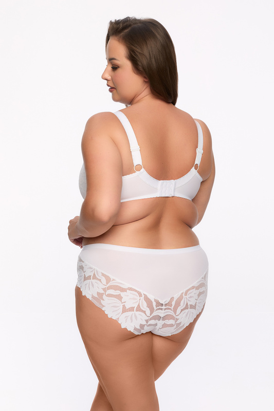 Biały biustonosz półusztywniany Gaia Keto MAXI 1134