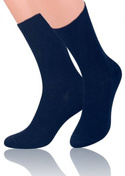 Uniwersalne skarpetki bezuciskowe Steven 018 dla kobiet i mężczyzn granatowy