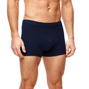 Gładkie granatowe bokserki męskie Noviti BB007