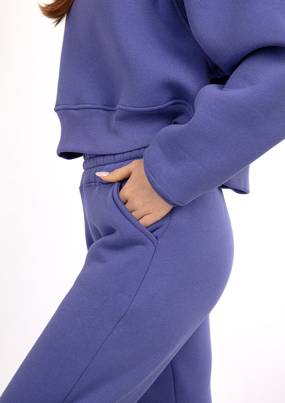 Ciepły komplet dresowy, bawełniany Dk-k-b16 jasny róż Dkaren