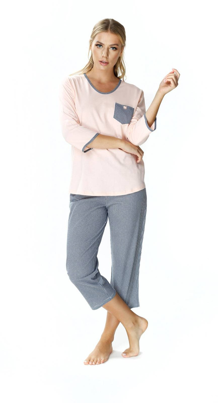 Piżama damska 3/4 Mewa FIBI 6303