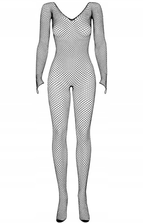 Czarny Bodystocking Obsessive - N109