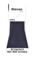 Uniwersalne skarpetki bezuciskowe Steven 018 dla kobiet i mężczyzn grafitowy