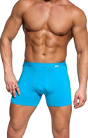 Gładkie bokserki Cornette Authentic niebieski