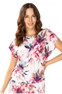 Bluzka w kolorowe w kwiaty Mewa Larisa 86661