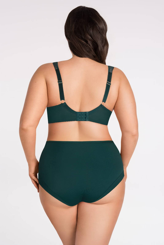 Klasyczne pełne figi Gorsenia K442 kolor zielony LUISSE